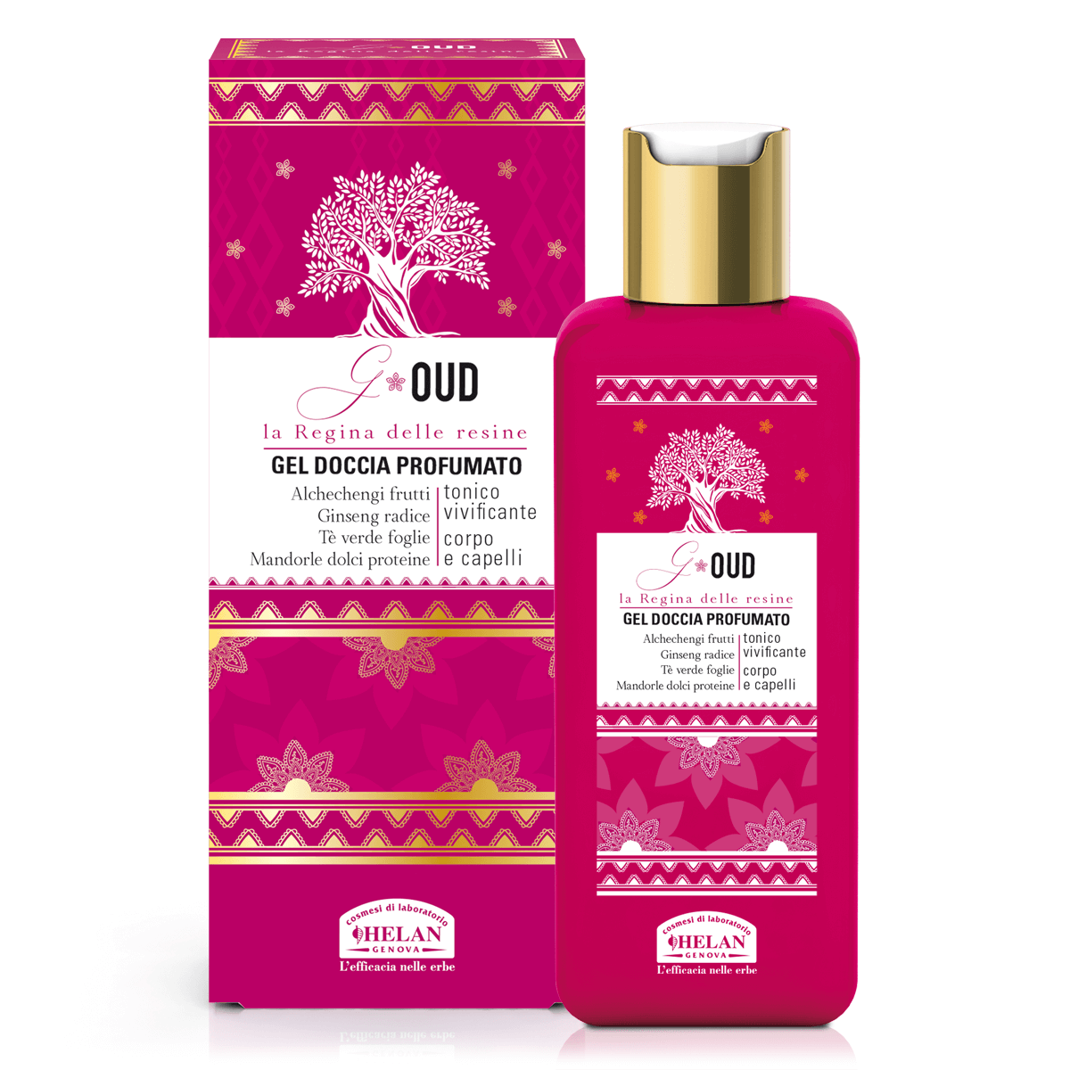 HELAN - G - Oud Gel Doccia Profumato La regina delle resine