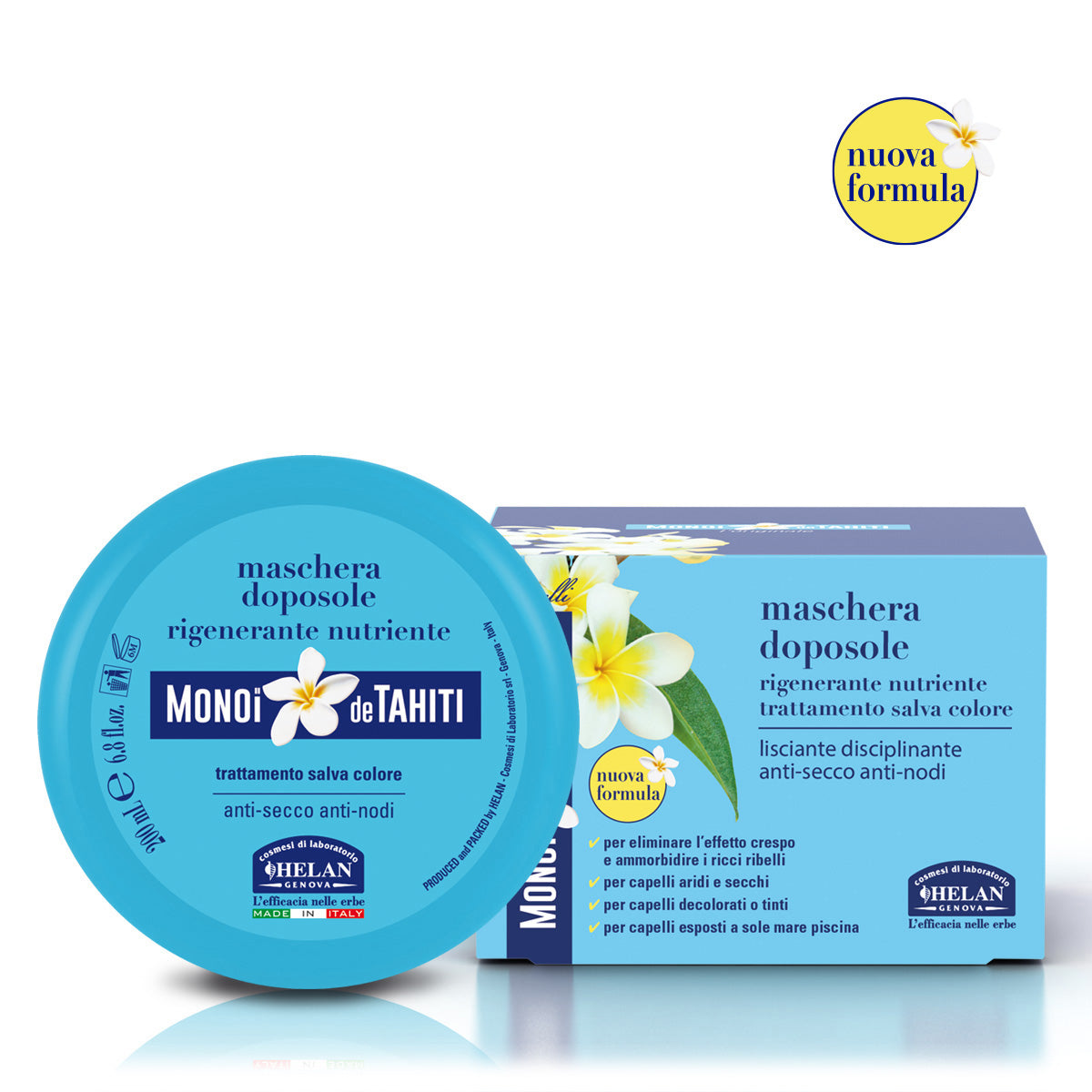 HELAN - MONOÏ de TAHITI - Hair Care Maschera Capelli Doposole Rigenerante Nutriente