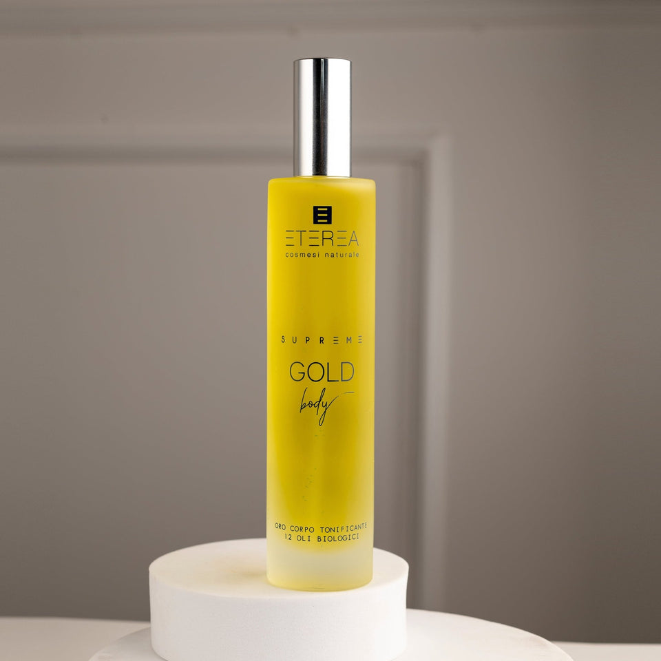 ETEREA- Supreme Gold Body- oro corpo tonificante 12 oli biologici