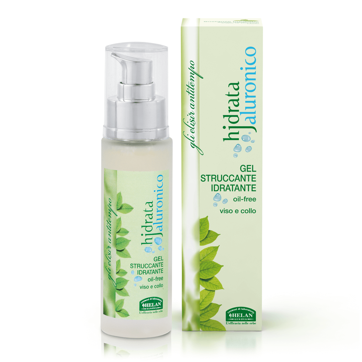 HELAN - ELISIR ANTITEMPO - Hjdrata Jaluronico - Gel Struccante Idratante