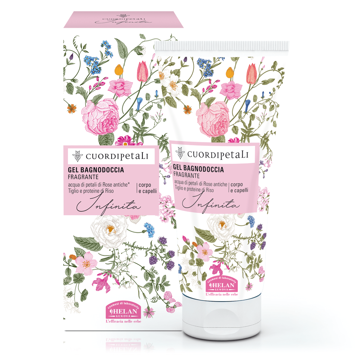 HELAN - CUOR DI PETALI - Infinita - Gel Bagnodoccia Fragrante