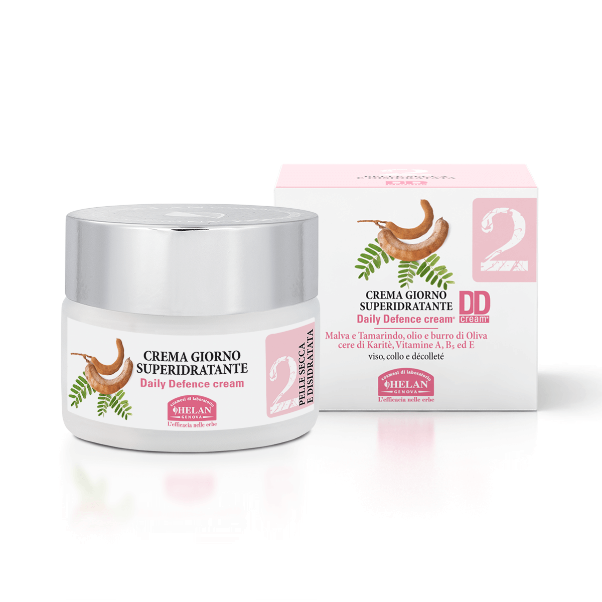 HELAN - LINEA VISO BASE 2 - Pelle Secca e Disidratata - Crema Giorno Superidratante